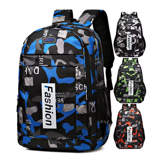 Geometric Printed Backpack