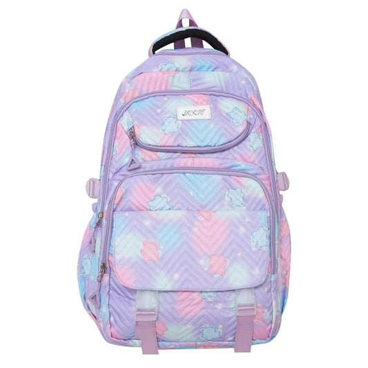 Candy Cloud Printed Backpack